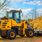 Small Compact Articulated Wheel Loader For Construction Engineering