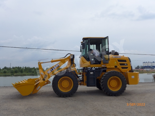 OEM Hydraulic Wheel Loader 6100kg 650mm Dump Reach