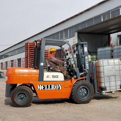 FD50K Diesel Counterweight Forklift  Load Center 500 Mm MITSUBISHI S4S ISUZU 4JG2 Engine