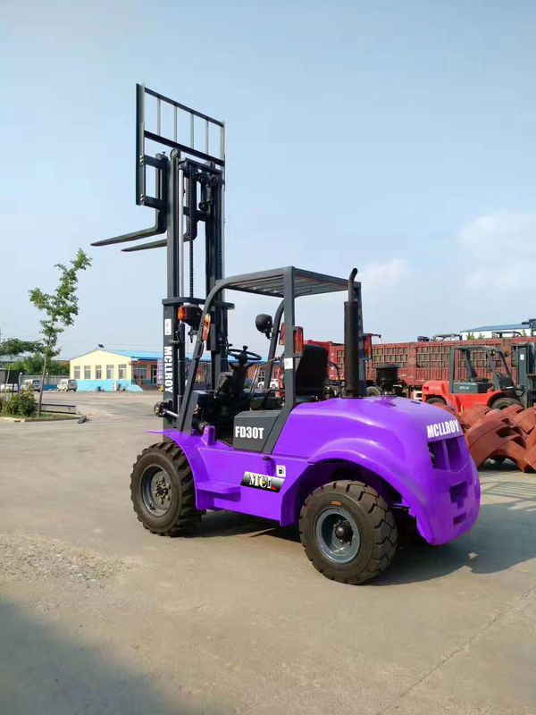 Enhanced Effiency Diesel Off-Road Forklift Truck Maximum Permissible Gradient 20 °