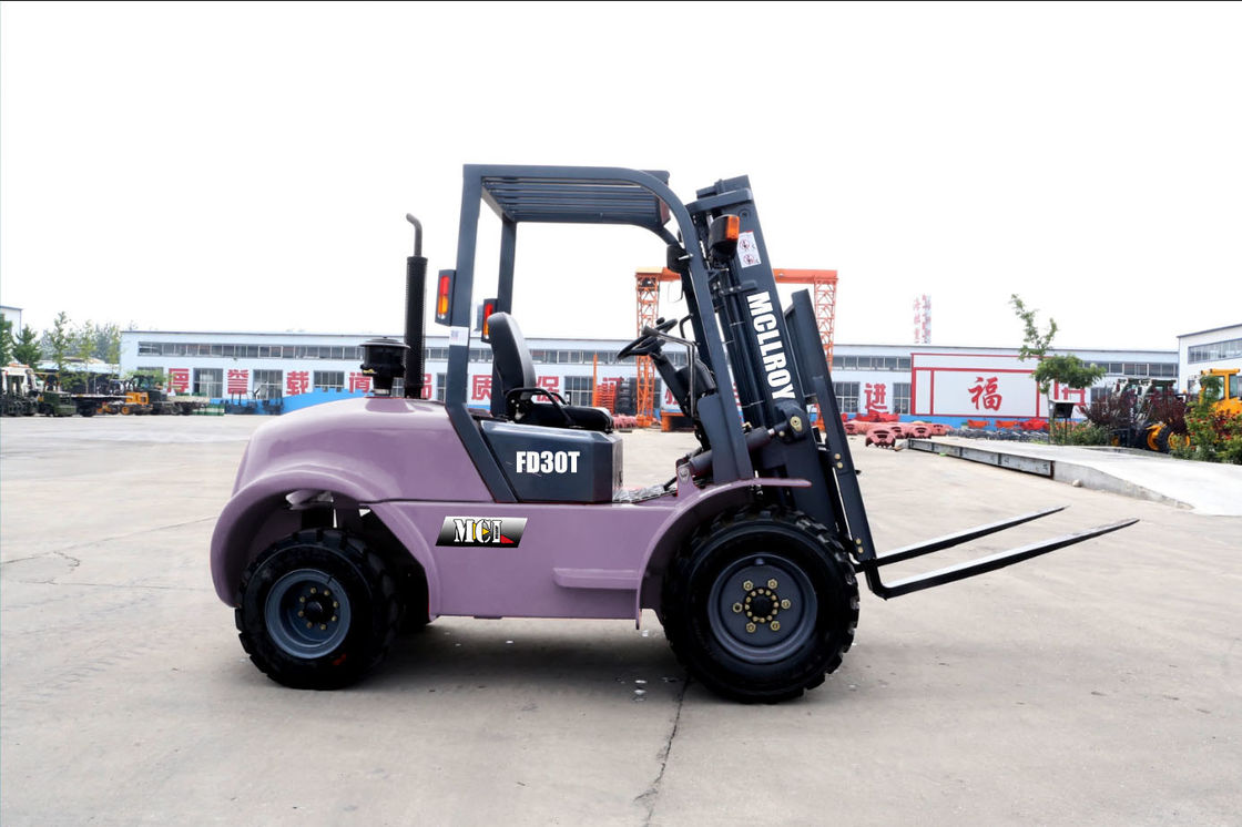 Precise navigation Diesel Off-road  Forklift Truck Rate Power 36.8/35.3/35.4 KW