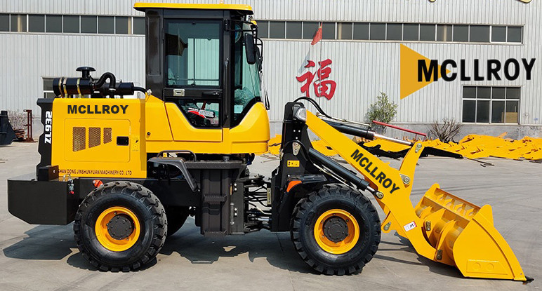 Industrial Mini 2 Ton Wheel Loader Front End 3200mm Dumping Height