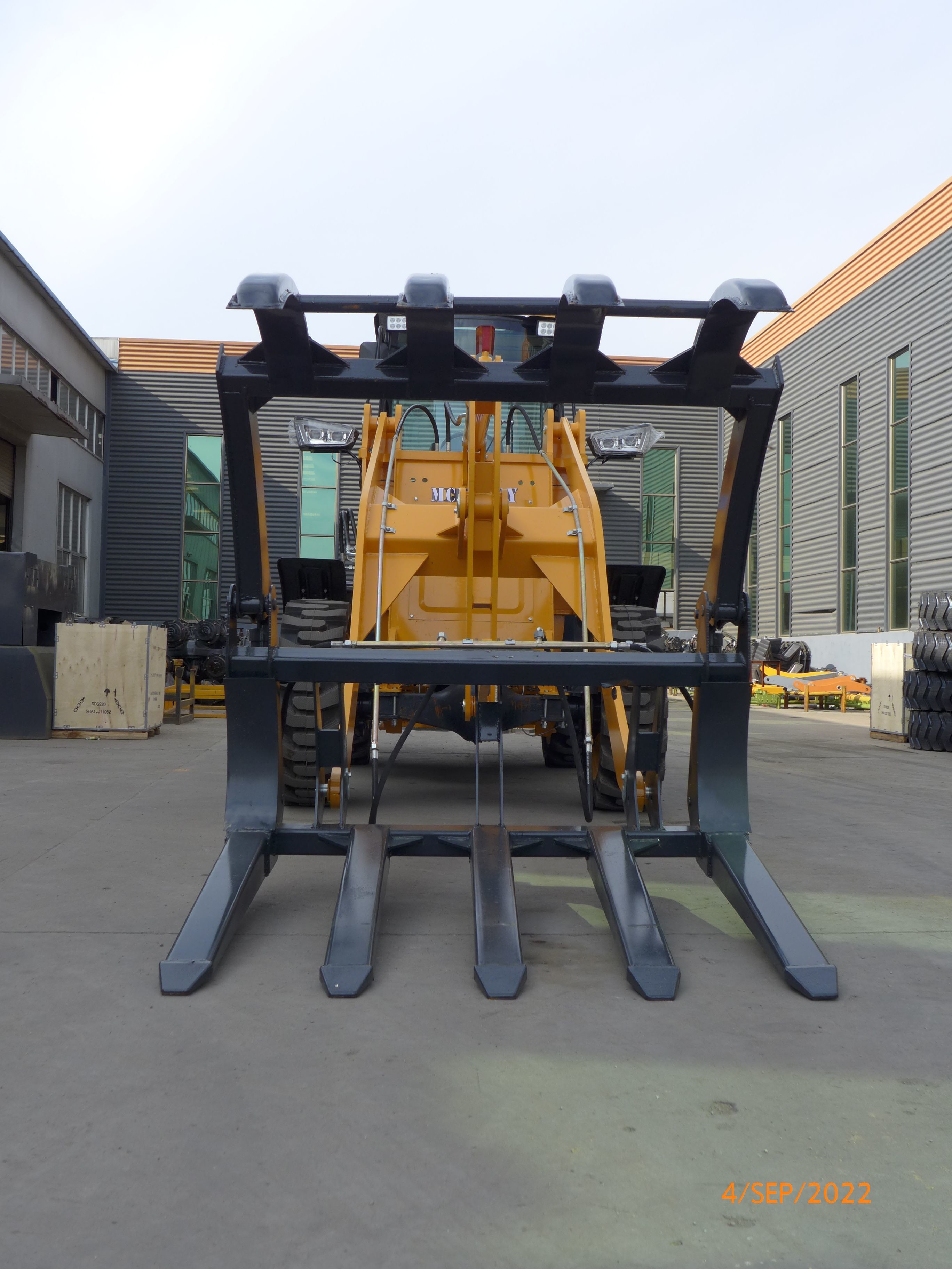 2500kg Work Load Small Wheel Loaders Disc Brake Compact