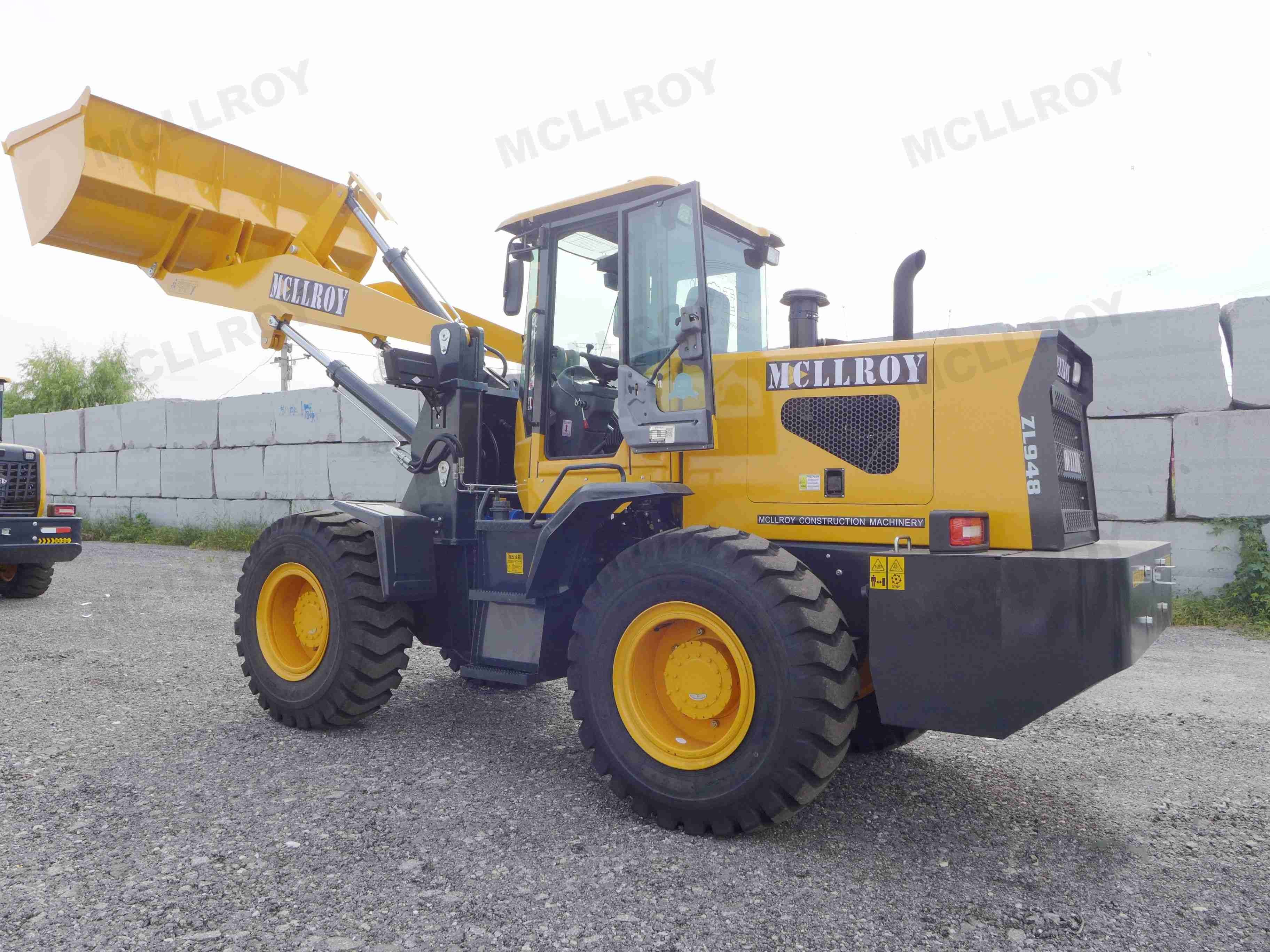 Farm 17.5-25 Tire Small Wheel Loaders , Wheeled Loading Shovels 2800-3000 Kg Rate Load