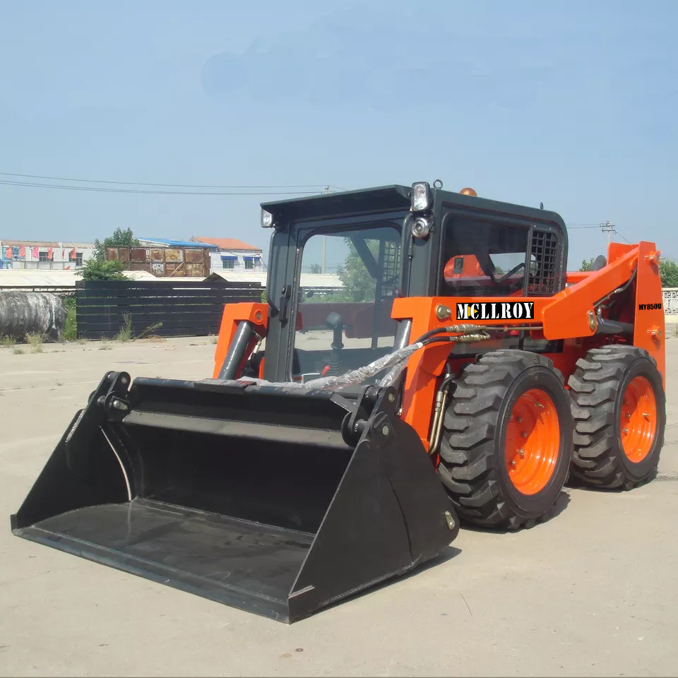 45kw Small Skid Steer MY850U 850KG Rate Loading Fast Cycle Times For Basement