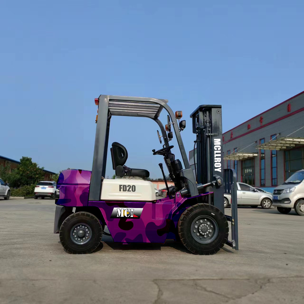 Customizable Settings Counterweight Forklift Truck Maximum Permissible Gradient 20 °