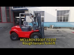 MCLLROY FD30T FD35T Wystawa wózków widłowych dla terenu nierównego